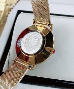 Đồng hồ Salvatore Feragamo Minuetto dây thép lưới demi gold