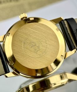 Đồng hồ Omega Seamaster Automatic Nhật giá rẻ dây da màu đen 40mm