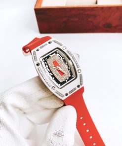 Đồng hồ nữ Hanboro vỏ gốm ceramic trắng chính hãng 3 màu