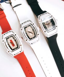 Đồng hồ nữ Hanboro vỏ gốm ceramic trắng chính hãng 3 màu