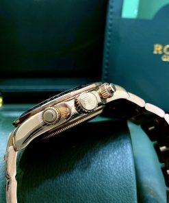 Đồng hồ nam Rolex Daytona mặt số chocolate Fake 11 máy Nhật