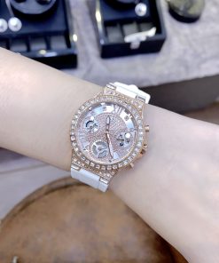 Đồng hồ nữ Guess GW0257L1 đính đá màu vàng hồng Like Auth