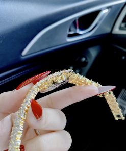 Đồng hồ nữ cao cấp Royal Crown dây kim loại đính đá giá rẻ