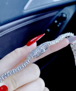 Đồng hồ nữ Royal Crown đính full đá lấp lánh sang chảnh Like Auth 30mm