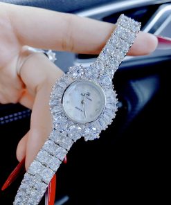 Đồng hồ nữ Royal Crown đính full đá lấp lánh sang chảnh Like Auth 30mm