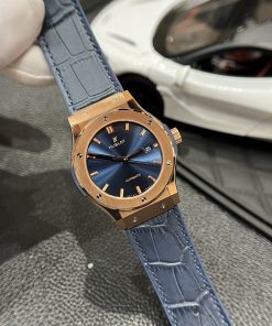 Đồng hồ Hublot Classic Fusion King Gold Blue Replica 11 JJF 2023 nam