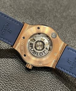 Đồng hồ Hublot Classic Fusion King Gold Blue Replica 11 JJF 2023 nam