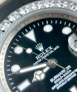 Đồng hồ nam Rolex Submariner Fake 11 máy Nhật đính full đá 