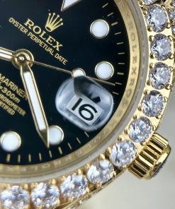Đồng hồ Rolex Submariner nam đính đá máy cơ Nhật giá rẻ
