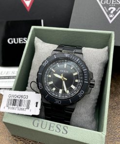 Đồng hồ nam Guess dây kim loại giá rẻ like auth 3 phiên bản 44mm