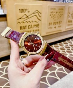 Đồng hồ cặp đôi Salvatore Ferragamo F80 Classic màu nâu Like Auth