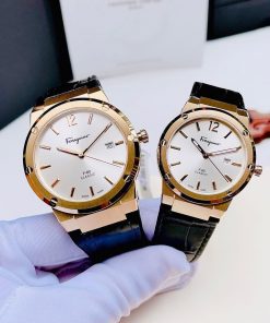 Đồng hồ Salvatore Ferragamo F80 Classic Like Auth màu đen giá rẻ