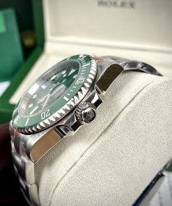 Đồng hồ nam Rolex Submariner Fake 11 máy cơ Nhật mặt xanh lá cây