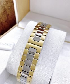 Đồng hồ nữ Versace Idiya like auth dây kim loại Demi Gold đính đá