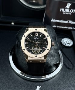 Đồng hồ Hublot Automatic cơ lộ máy Nhật Fake cao cấp màu đen 42mm