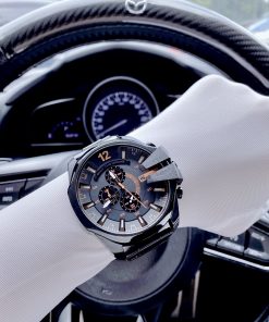 Đồng hồ Diesel DZ-4391 Mega Chief nam giá rẻ màu đen Like Auth 48mm