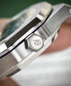 Đồng hồ Audemars Piguet Automatic nam dây kim loại mặt xanh 41mm