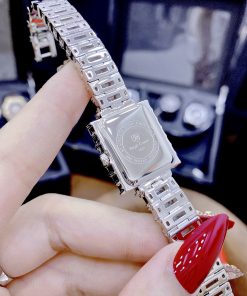 Đồng hồ mặt chữ nhật Royal Crown nữ đính full đá sang chảnh 30mm