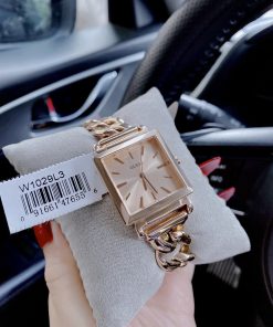 Đồng hồ nữ Guess Chain Bracelet dây kim loại dạng xích mặt vuông 28x28mm