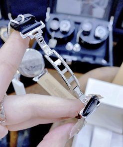 Đồng hồ nữ màu đen Versace Daphnis like auth máy pin Thụy Sỹ