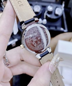 Đồng hồ nữ màu đen Versace Daphnis like auth máy pin Thụy Sỹ