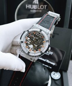 Đồng hồ Hublot nam đính đá Hublot Classion Fusion máy cơ Tourbillon 42mm