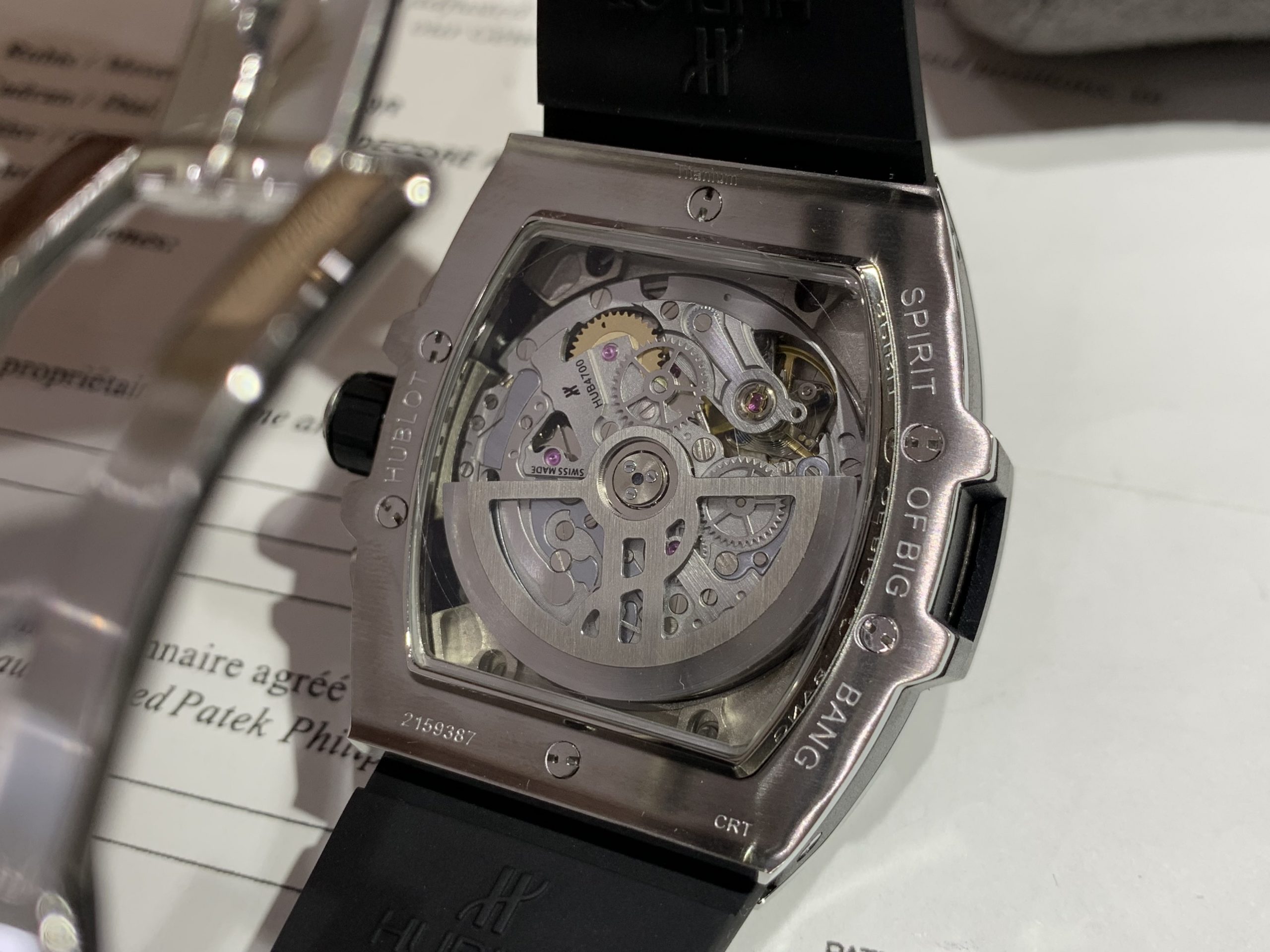 Đồng hồ Hublot Spirit of Big Bang Replica 1 1 cao cấp màu xanh dương MSF Đồng hồ Hublot Spirit of Big Bang Replica 1 1 cao cấp màu xanh dương MSF