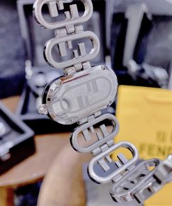 Đồng hồ nữ dây kim loại FENDI HORIZONTAL LADY WATCH like auth 20x35mm