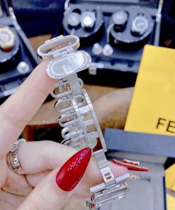 Đồng hồ nữ dây kim loại FENDI HORIZONTAL LADY WATCH like auth 20x35mm