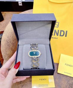 Đồng hồ nữ dây kim loại FENDI HORIZONTAL LADY WATCH like auth 20x35mm