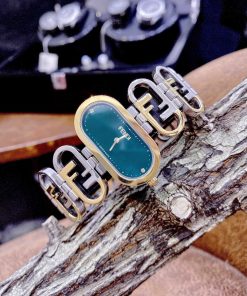 Đồng hồ nữ dây kim loại FENDI HORIZONTAL LADY WATCH like auth 20x35mm