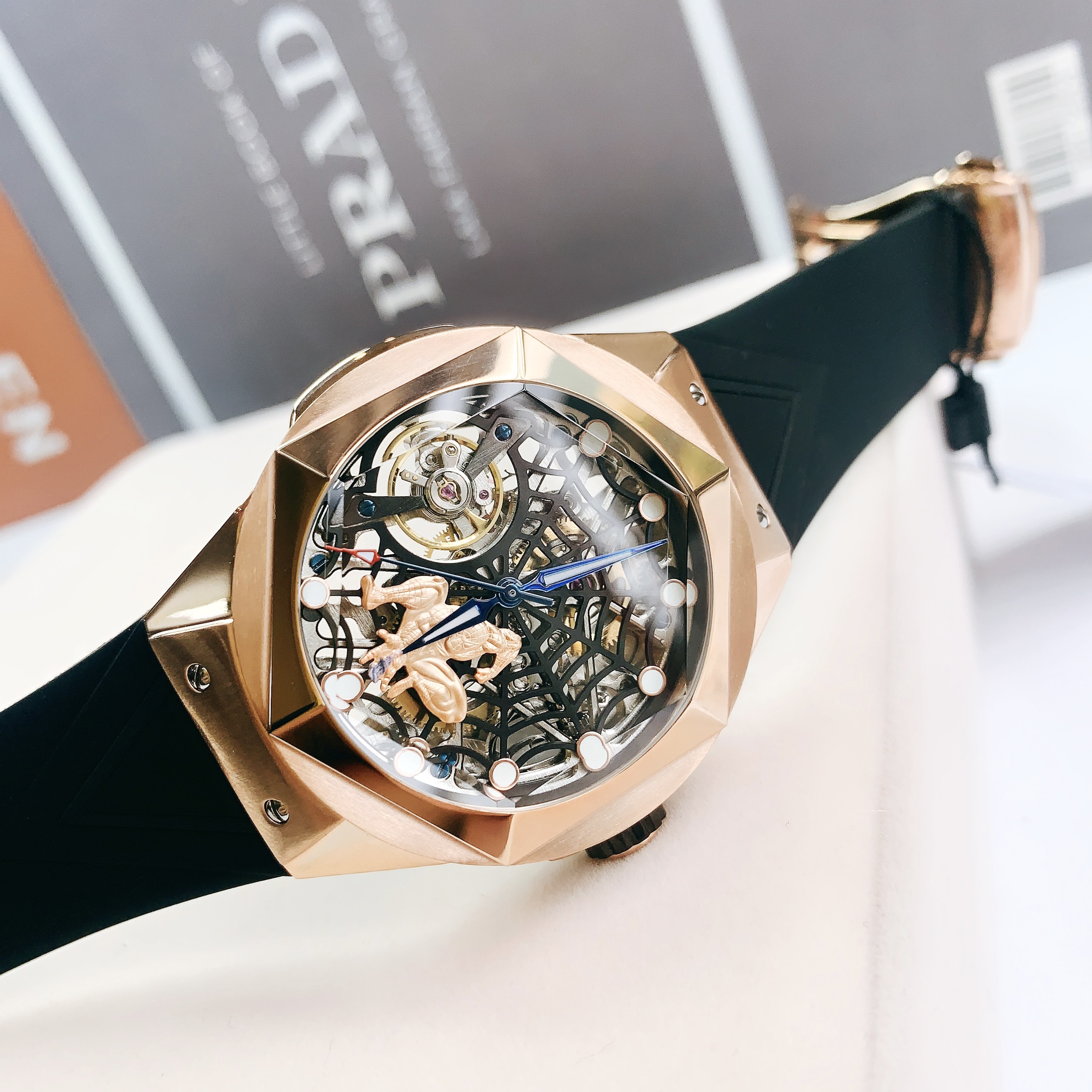 Đồng hồ chính hãng Hanboro nam máy cơ Automatic Nhật giá rẻ 44mm Đồng hồ chính hãng Hanboro nam máy cơ Automatic Nhật giá rẻ 44mm