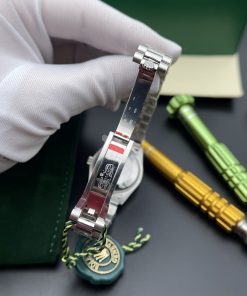 Đồng hồ Rolex Datejust mặt số cánh bướm đính đá Replica 11 màu trắng 31mm