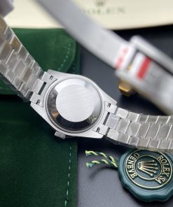 Đồng hồ Rolex Datejust mặt số cánh bướm đính đá Replica 11 màu trắng 31mm