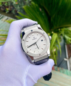 Đồng hồ Hublot nam dây cao su Hublot Classic Fusion máy cơ mặt trắng - DWatch