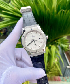 Đồng hồ Hublot nam dây cao su Hublot Classic Fusion máy cơ mặt trắng - DWatch