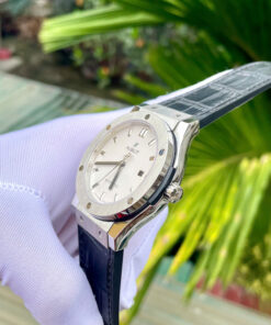 Đồng hồ Hublot nam dây cao su Hublot Classic Fusion máy cơ mặt trắng - DWatch