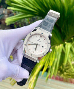 Đồng hồ Hublot nam dây cao su Hublot Classic Fusion máy cơ mặt trắng - DWatch