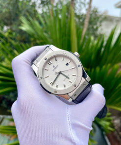 Đồng hồ Hublot nam dây cao su Hublot Classic Fusion máy cơ mặt trắng - DWatch
