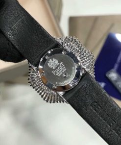 Đồng hồ nữ siêu cấp Piaget Limelight dây da màu đen đính đá 33mm