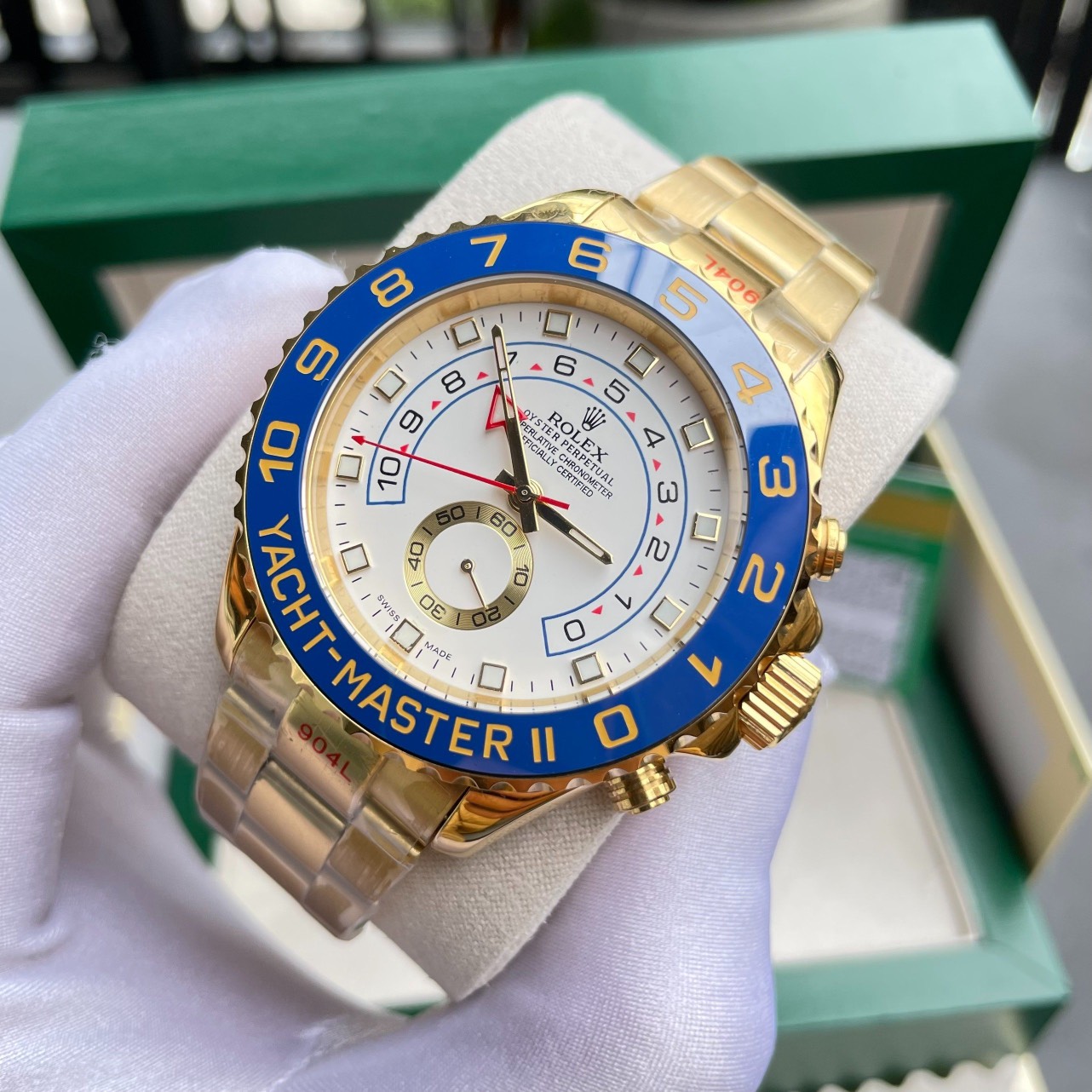 Đồng hồ Rolex nam máy cơ Rolex Yacht-Master ll fake cao cấp 44mm Đồng hồ Rolex nam máy cơ Rolex Yacht-Master ll fake cao cấp 44mm