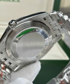 Đồng hồ Rolex DateJust nam máy cơ dây kim loại mặt vân gấp xanh green fake cao cấp 36/41mm