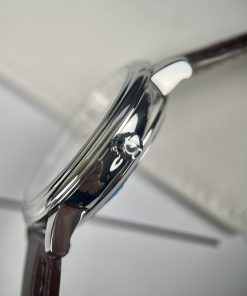 Đồng hồ cơ nam dây da nâu 3 kim Omega Deville Co-Axial Chronometer fake cao cấp 40mm