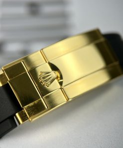 Đồng hồ Rolex Daytona mặt thiên thạch nam máy cơ Automatic dây cao su replica 1:1 cao cấp 40mm