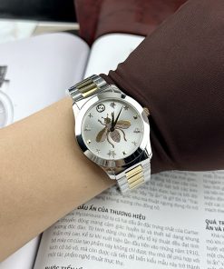 Đồng Hồ Gucci Ong Dây Kim Loại Màu Demi Like Auth 28/38mm
