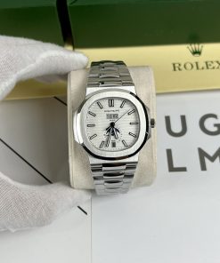 Đồng hồ Patek Philippe Nautilus Nam Dây Kim Loại Fake Cao Cấp 40mm