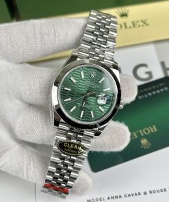 Đồng Hồ Cơ Nam Rolex DateJust Clean Factory Replica 1:1 Cao Cấp 41mm