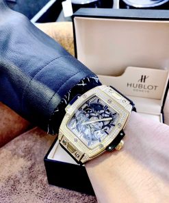 Đồng Hồ Cơ Nam Đính Đá Hublot Big Bang Super Fake 1:1 Cao Cấp 45x53mm