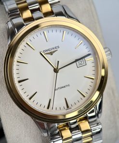 Đồng hồ cơ nam Longines Presence màu demi fake cao cấp 38.5mm