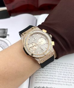 Đồng hồ Hublot Big Bang nam đính full đá super fake 42mm